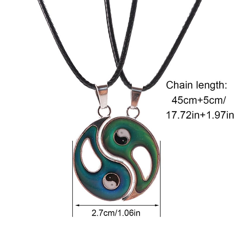 Yin Yang Couple Necklaces - Symbol of Harmony & Love