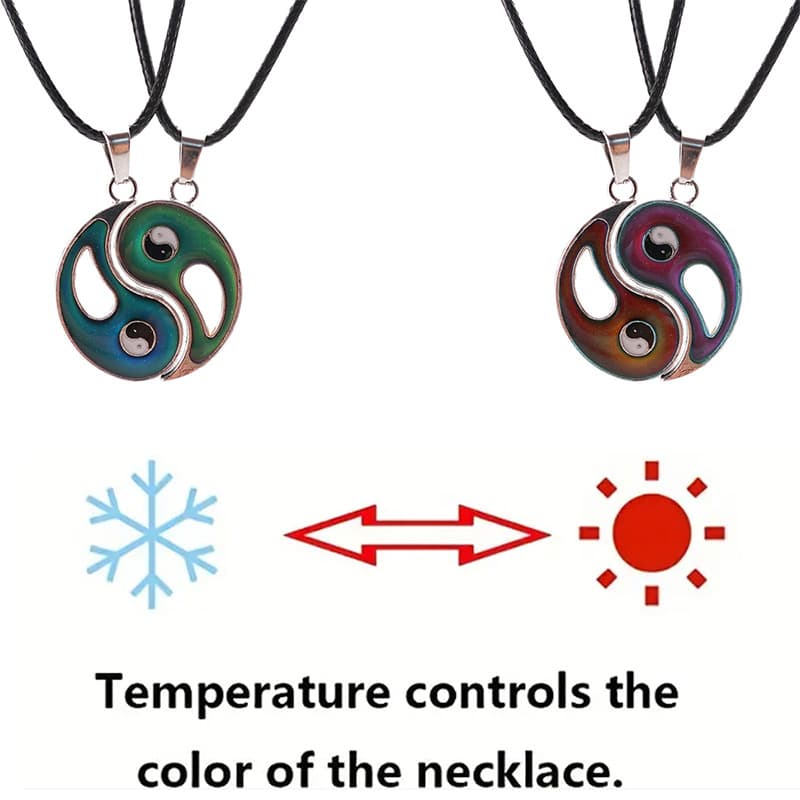 Yin Yang Couple Necklaces - Symbol of Harmony & Love