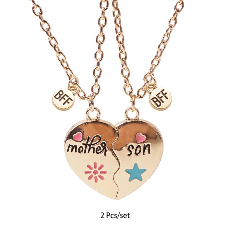 Mother & Son Magnetic Pendant Set - Perfect Gift for Mom & Kid