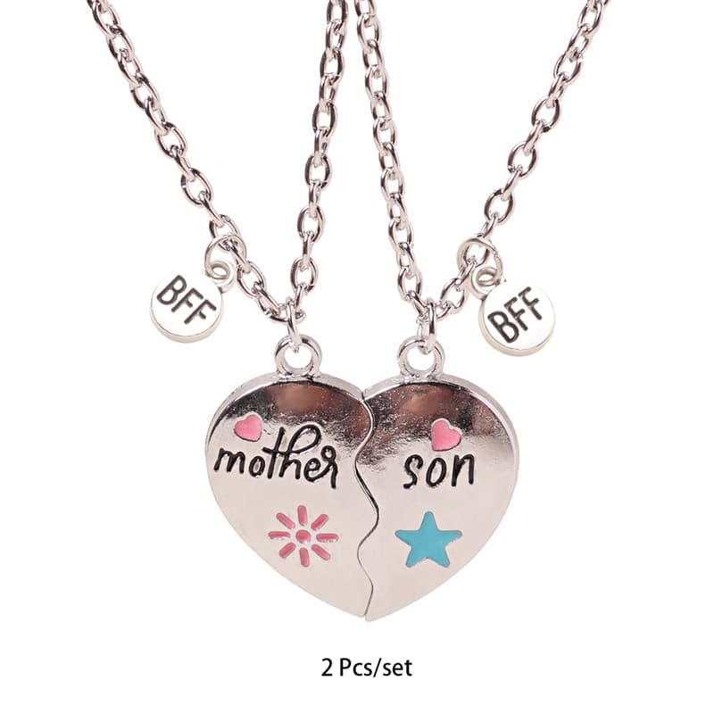 Mother & Son Magnetic Pendant Set - Perfect Gift for Mom & Kid