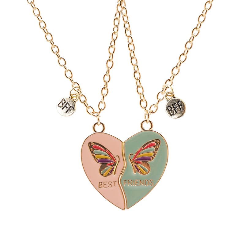 Magnetic Heart Necklace Set for Best Friends BFF