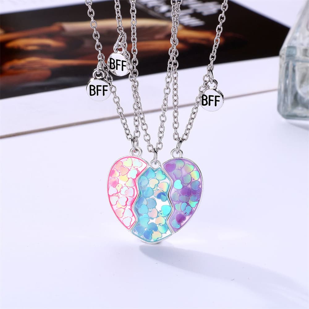 Best Friends Forever Magnetic Necklaces Set of 3