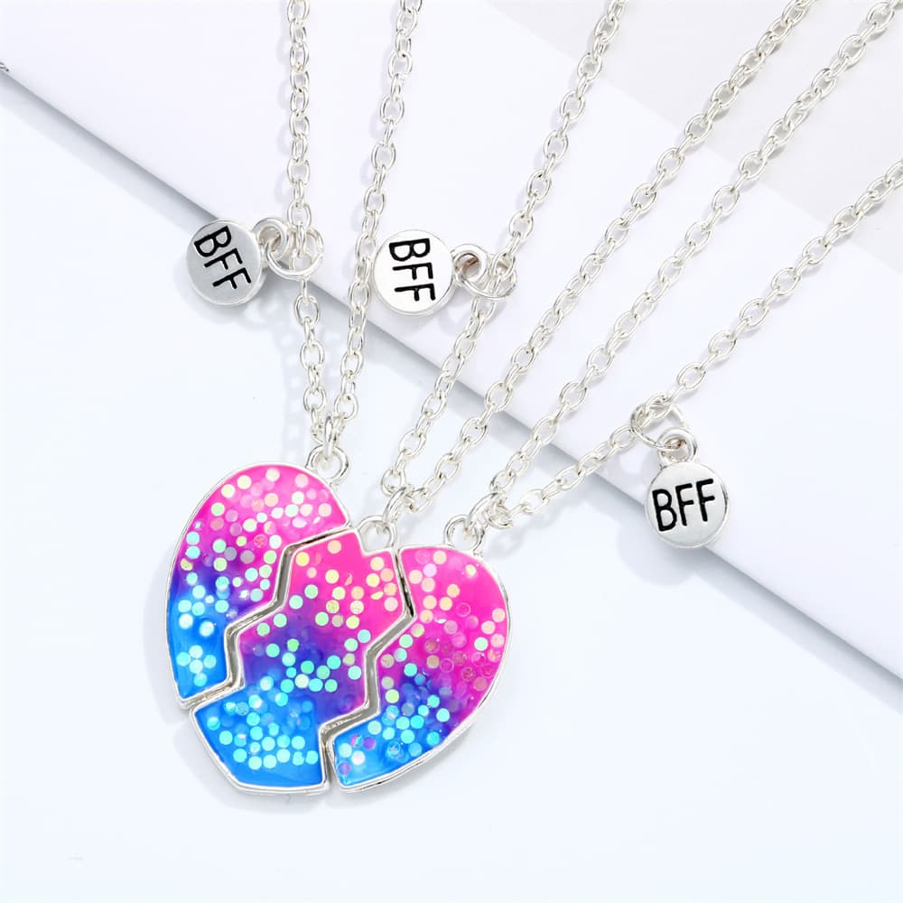 Best Friends Forever Magnetic Necklaces Set of 3