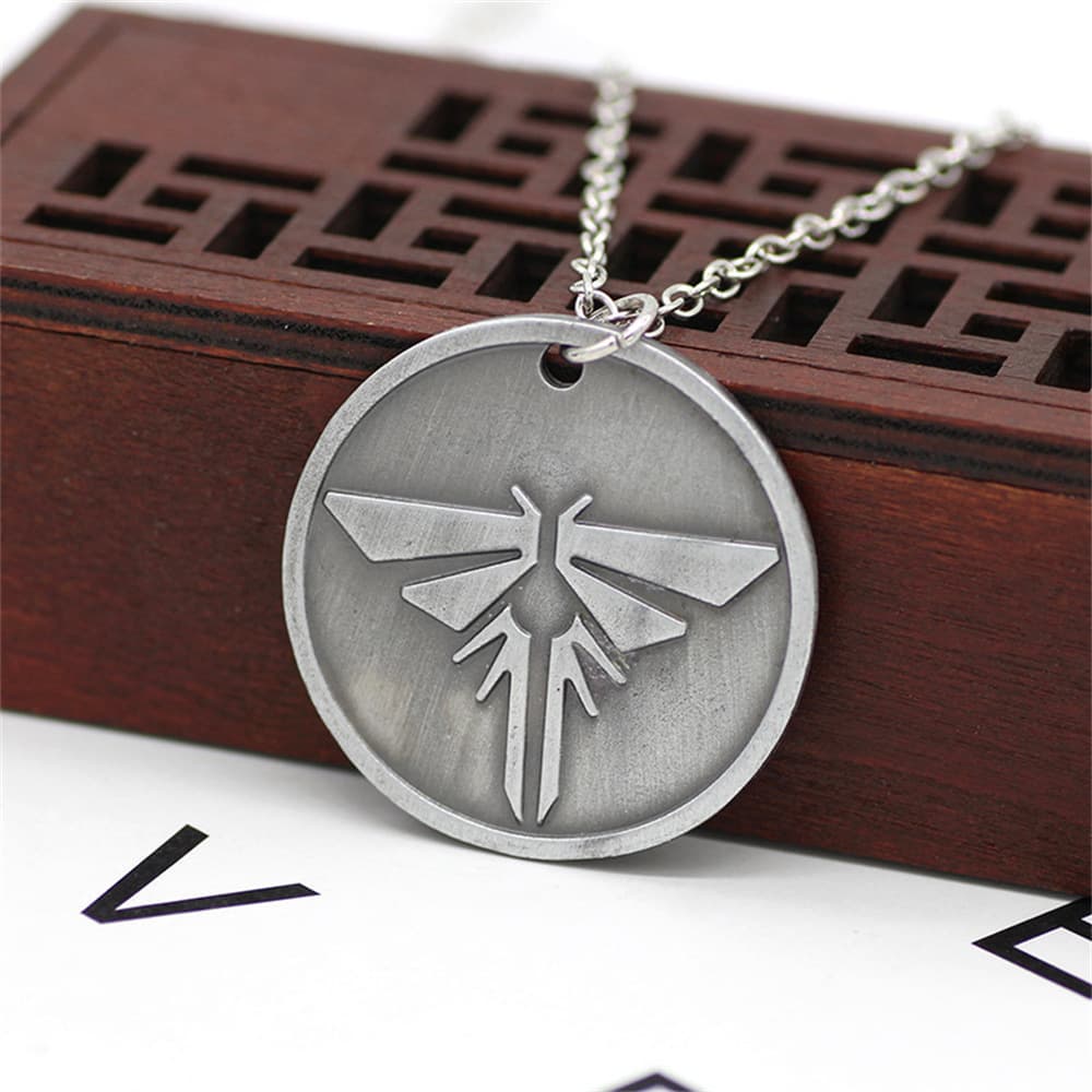 The Last of Us 2 Official Fan Necklace Set, Ellie & Tess Inspired Coin Pendant