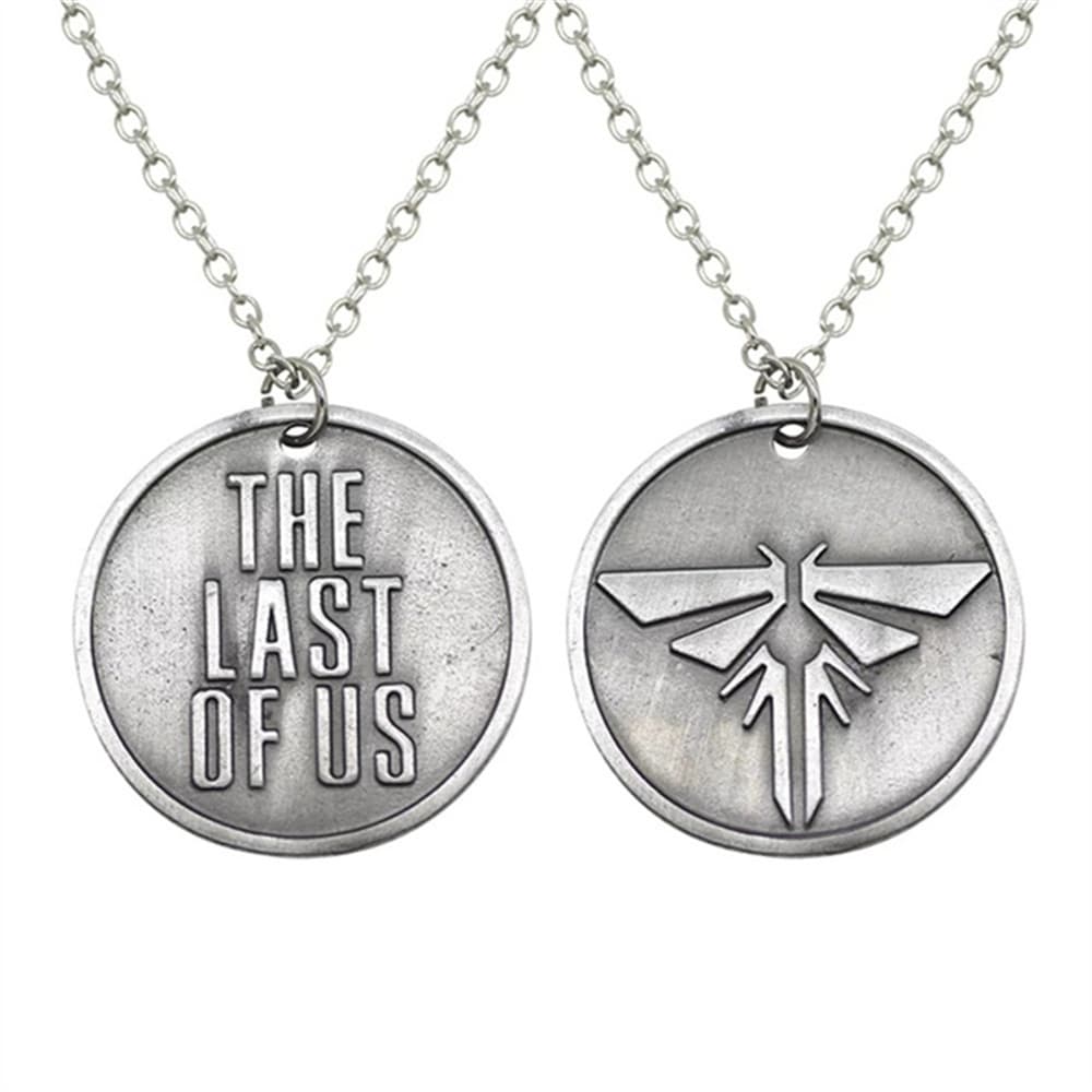 The Last of Us 2 Official Fan Necklace Set, Ellie & Tess Inspired Coin Pendant