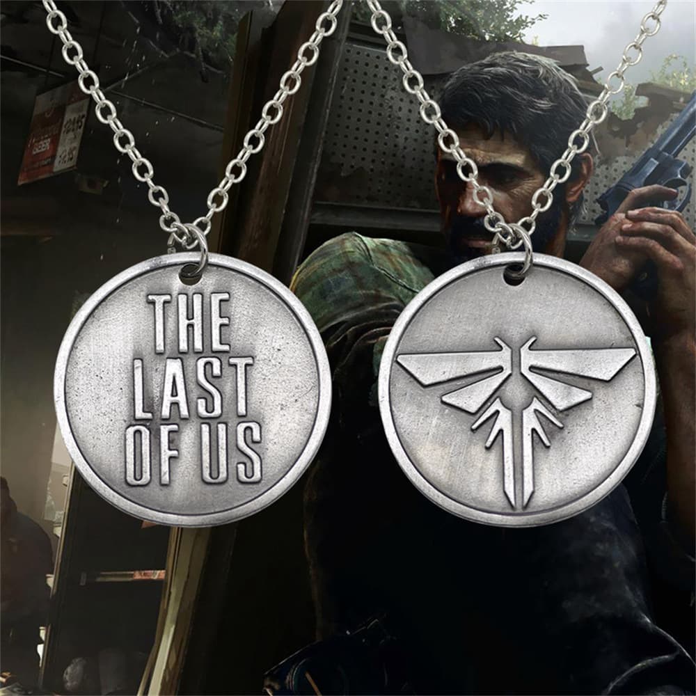 The Last of Us 2 Official Fan Necklace Set, Ellie & Tess Inspired Coin Pendant