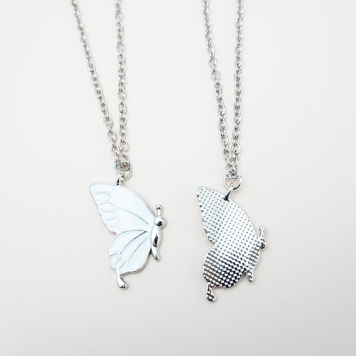 Matching Butterfly Necklace Set - Best Friend Gift