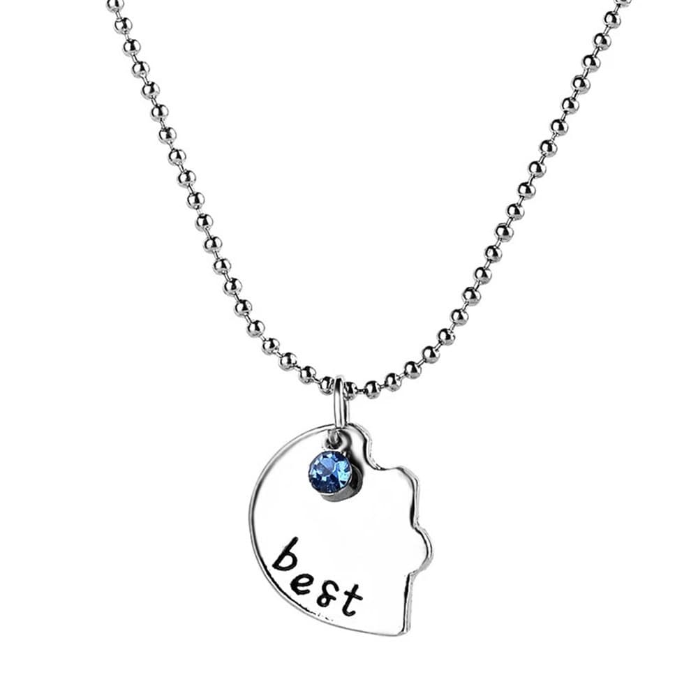 Three-Piece Heart Necklace for Best Friends Forever