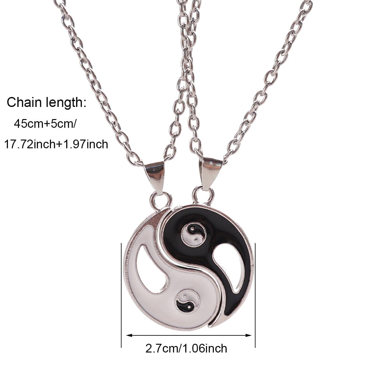 Yin Yang Couple Necklaces - Symbol of Harmony & Love