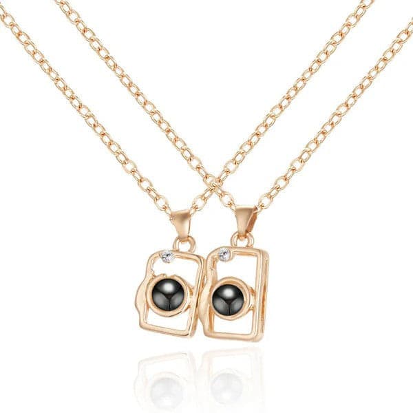 I Love You in 100 Languages BFF Camera Necklace