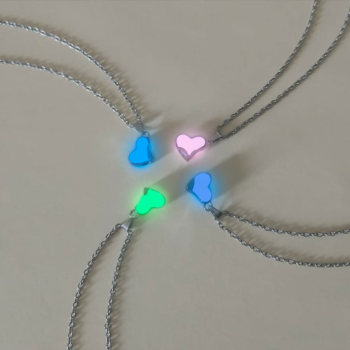 4 Best Friends Clover Glow Magnetic Necklace