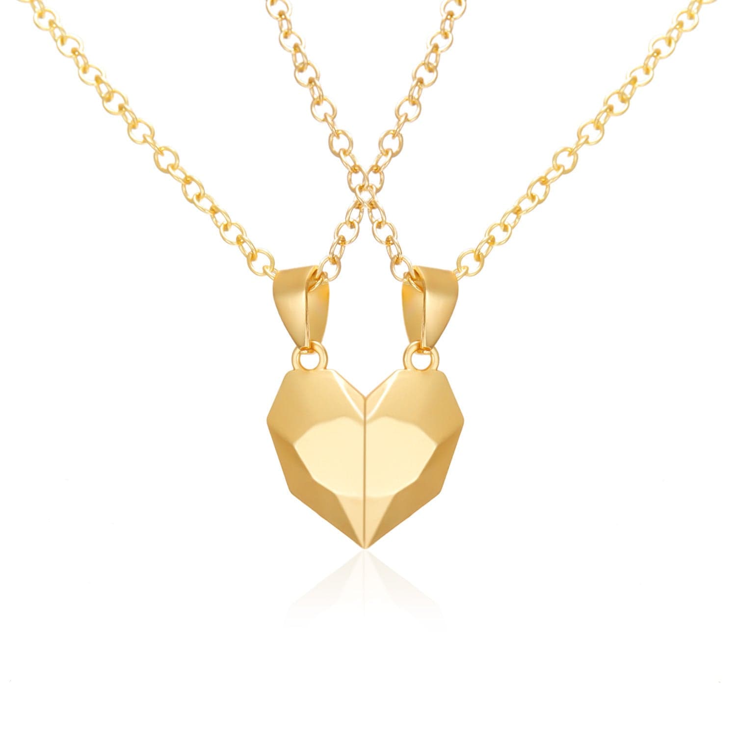Heart Magnetic Couple Necklace
