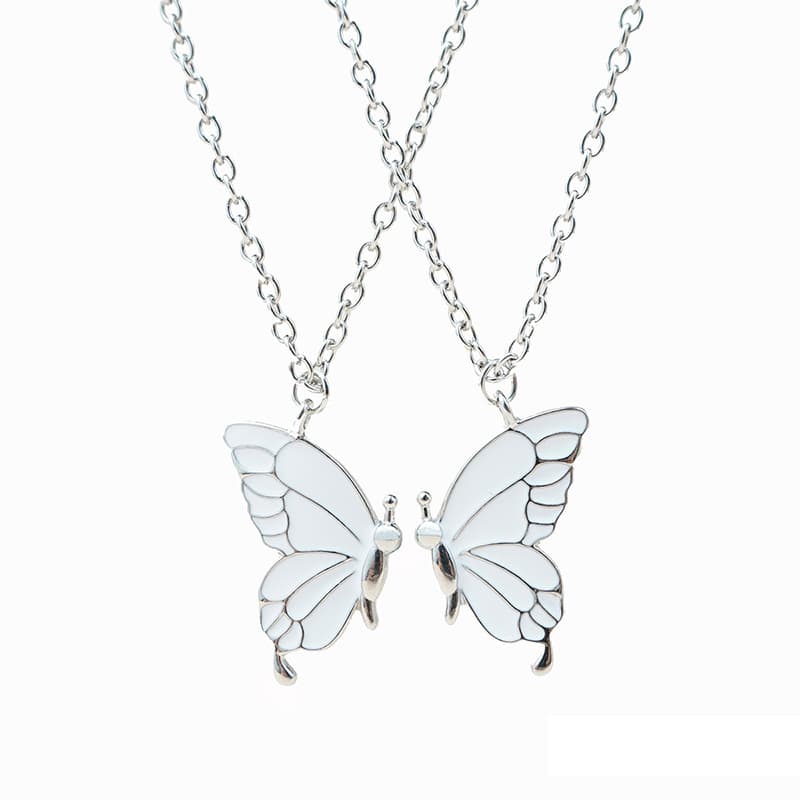 Matching Butterfly Necklace Set - Best Friend Gift