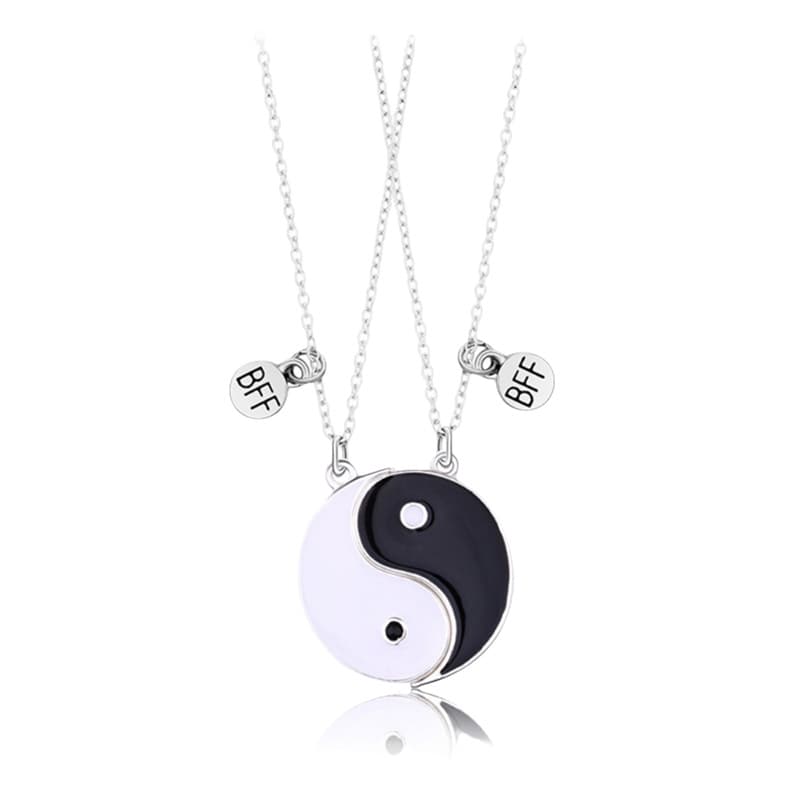 Yin Yang BFF Magnetic Necklace Set for Best Friends