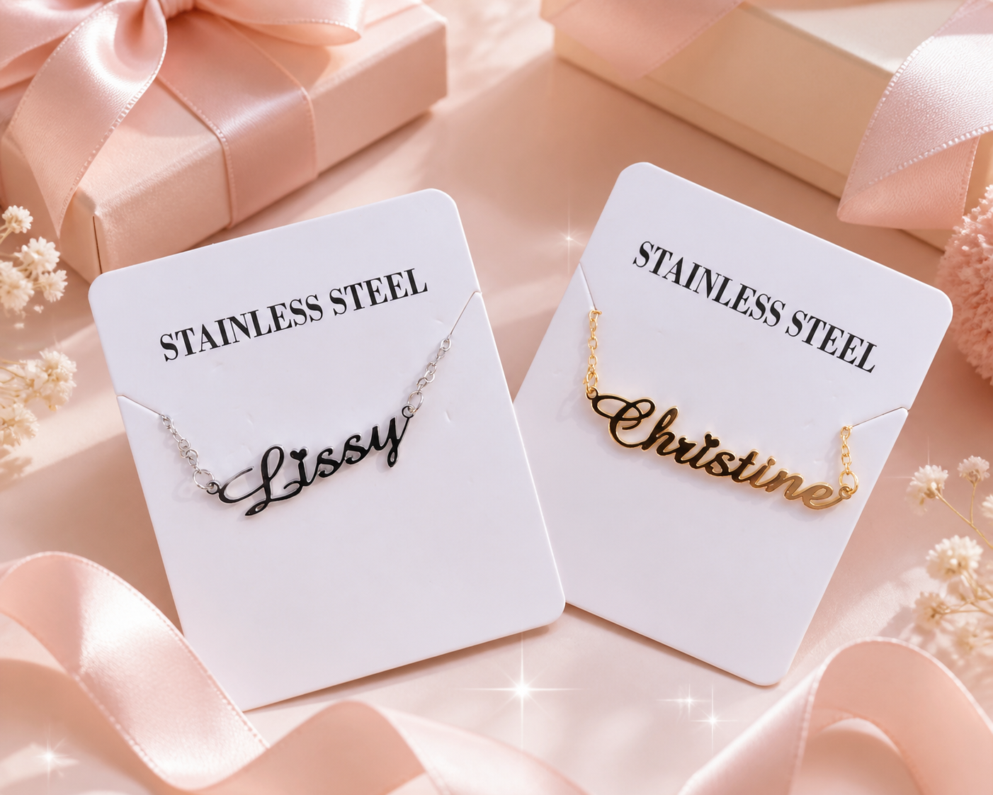 Custom Name Necklace with Photo: A Personal Gift That Shines