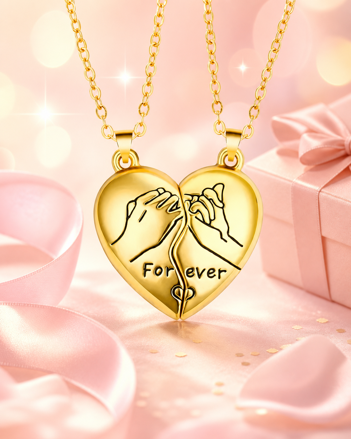 Couple Promise Necklace: A Meaningful Gift for Two Hearts