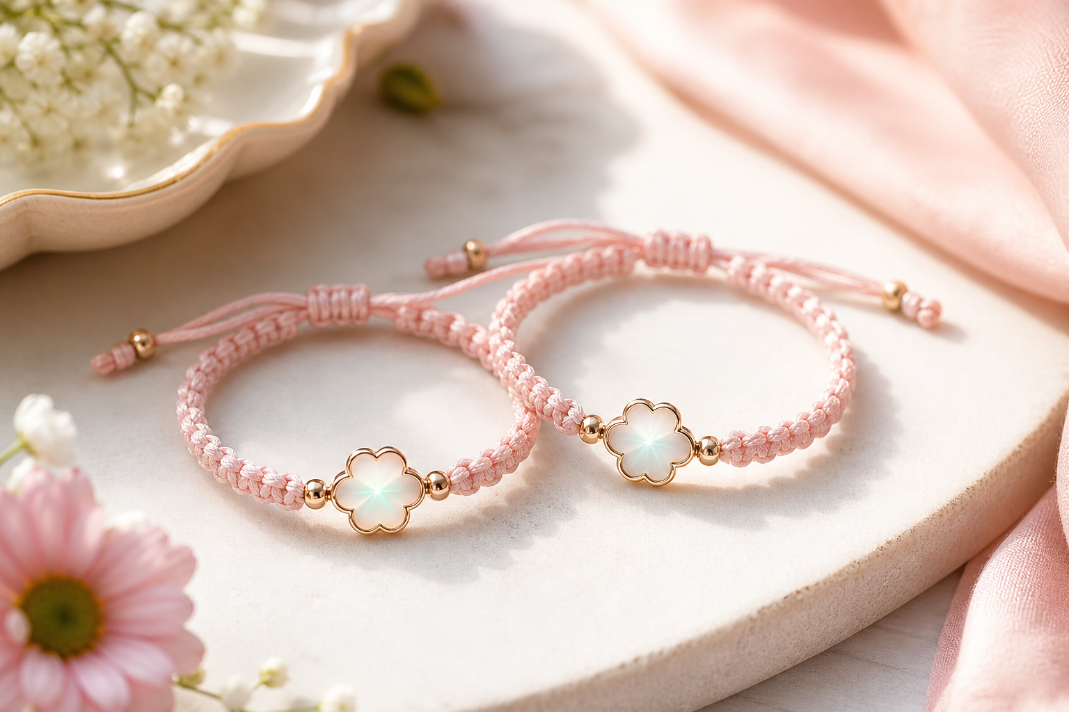 Glow Friendship Bracelets for 3 or 4 Best Friends