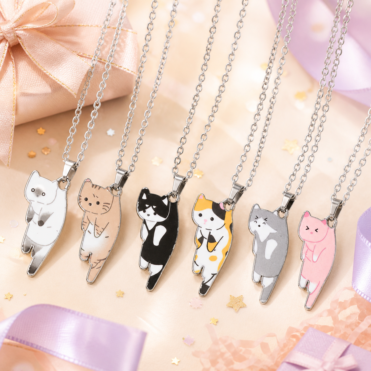 Dainty Solo Necklace Gift for Cat Lovers Who Love Style