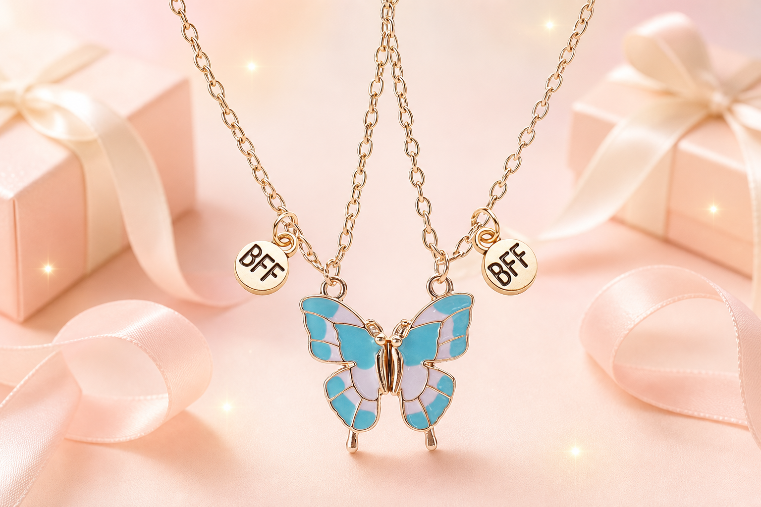 Magnetic Best Friend Necklace: A Sweet Gift for 2 Friends