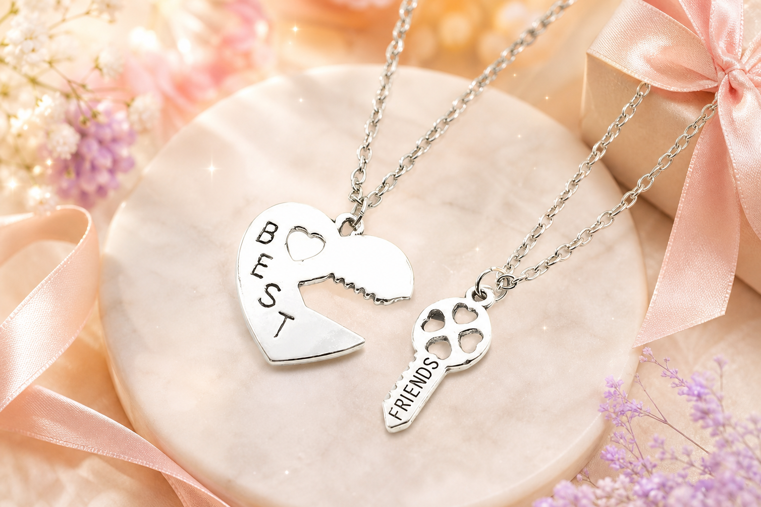 Cat Pendant Necklace Ideas for Best Friends and Couples