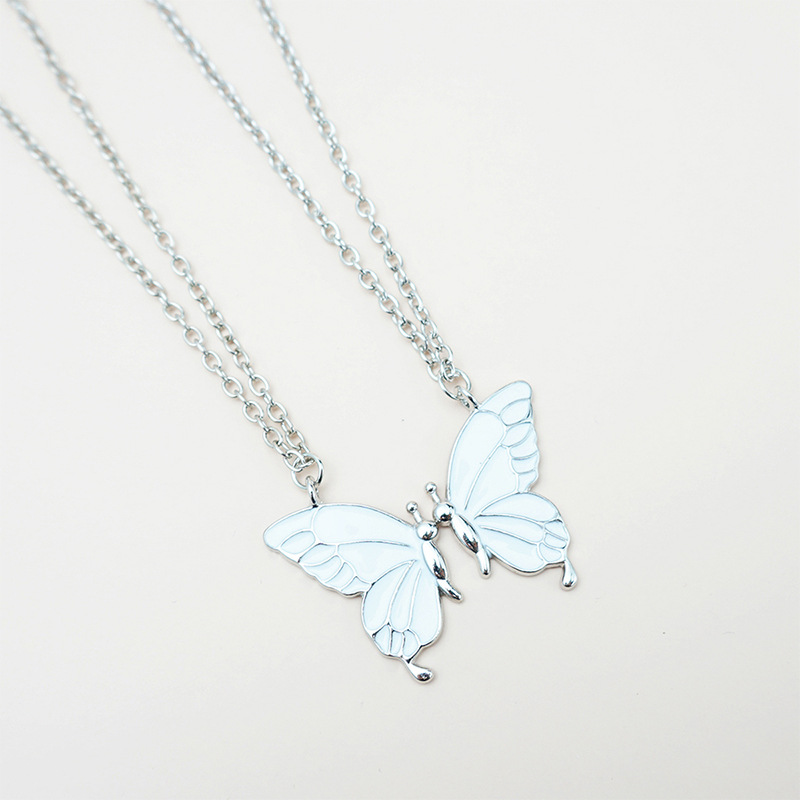 Matching Butterfly Necklace Set - Best Friend Gift